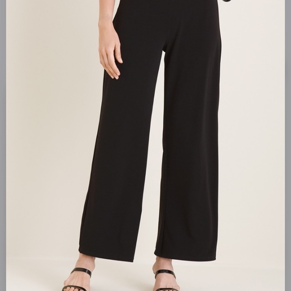 CHICO’S TRAVELERS BLACK DRESS PANTS SZ 1 REG NEW